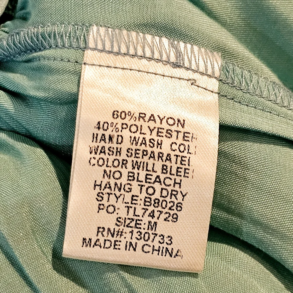 umgee Womens M Pastel Blue Dreamy Coquette Lolita Shimmery Smocked Halter Top - Picture 4 of 7